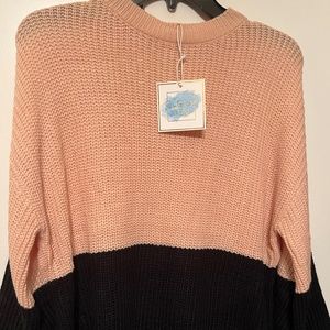 Cloud Ten Sweater Two tone-NEW